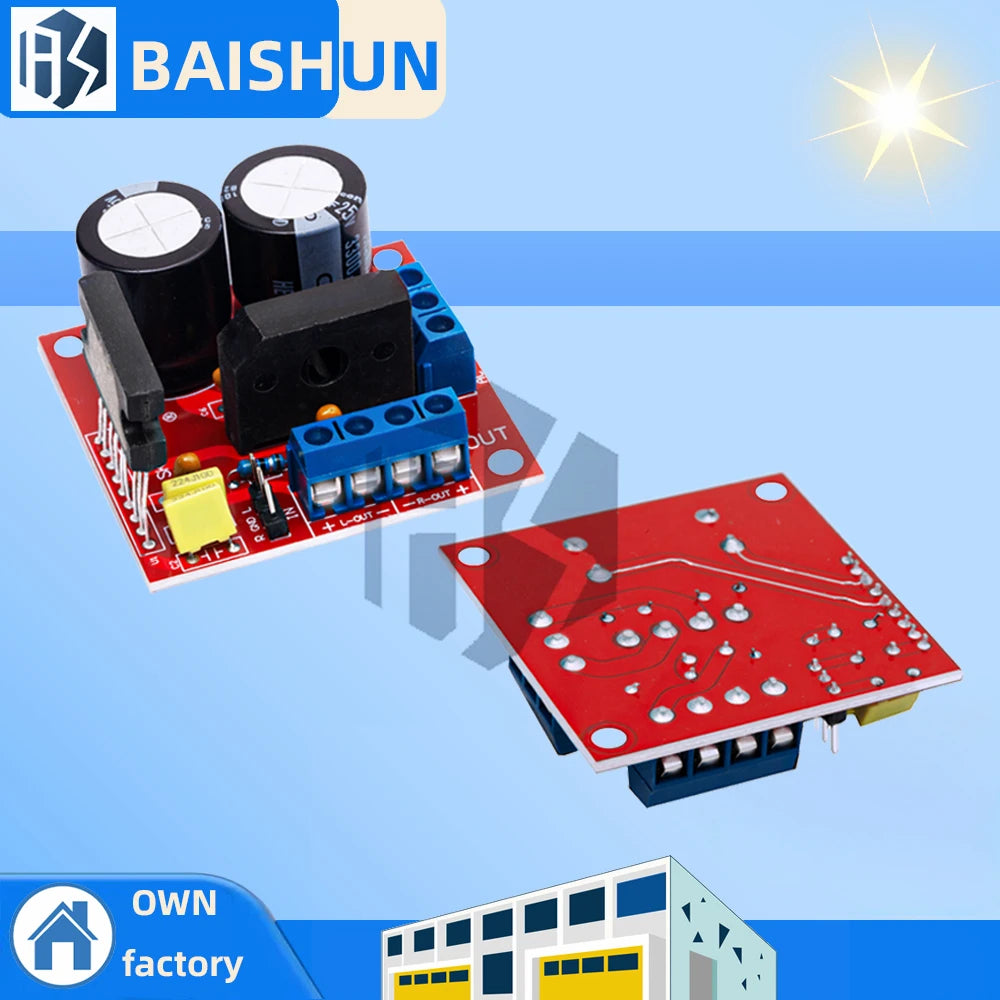 TDA1521 Dual-channel Power Amplifier 2 15W Dual Supply Board Zpaxo Default Title