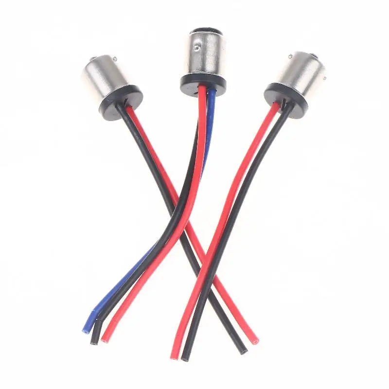 2 Automotive Light Sockets Male Base Connector 1156 1157 LED Turn Zpaxo