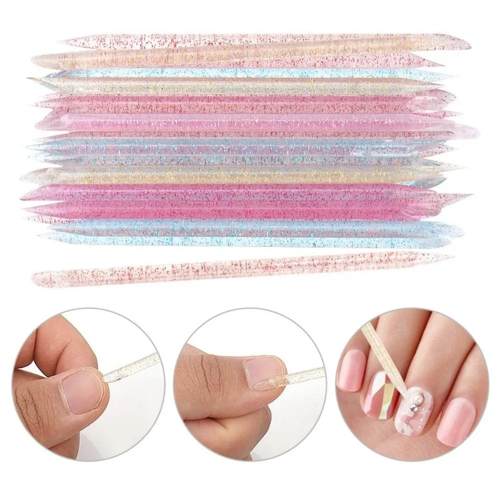 50 Reusable Crystal Stick Material Professional Design Double Head Zpaxo