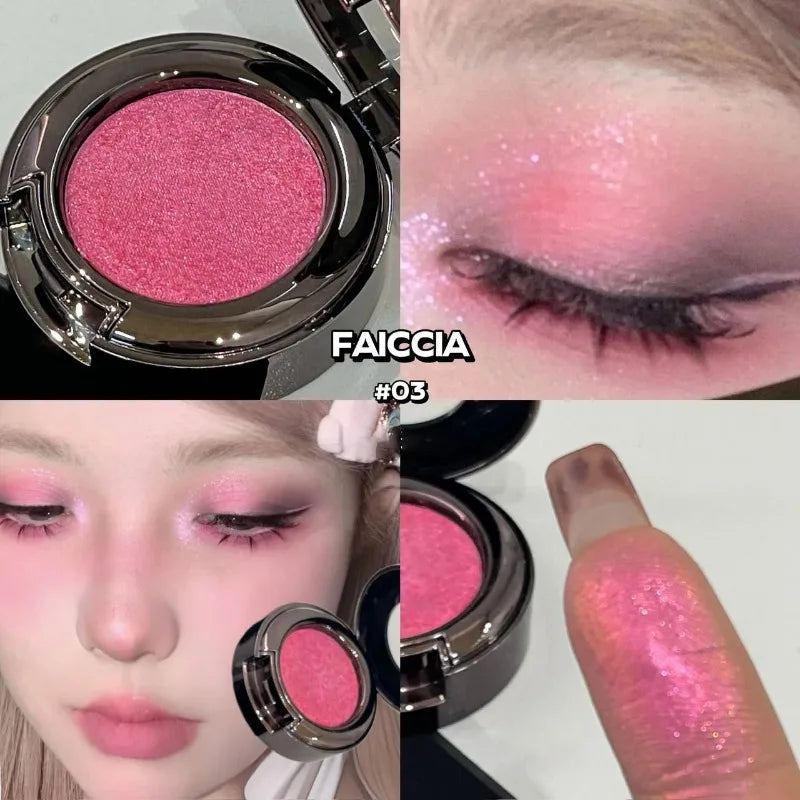 Metallic Glitter Eyeshadow Cream Chameleon Butterfly Green Shimmer Zpaxo 03 special edition