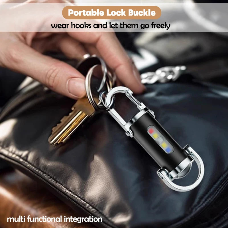 Multi-function Waterproof Mini LED Flashlight USB Rechargeable