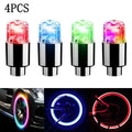 LED Tire Valve Cap Lights – Waterproof for Cars, Bikes & Motorcycles