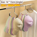 Circle Ring Hat Hanger 8 Hats Display Rack Baseball Cap Organizer Scarf Towel Tie Storage Holder for Closet Bedroom Saving Space Zpaxo 2pcs black white