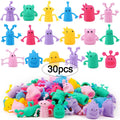 10- Cute Monster Puppets Finger Toy Soft Rubber Stretchy Fidget Kids