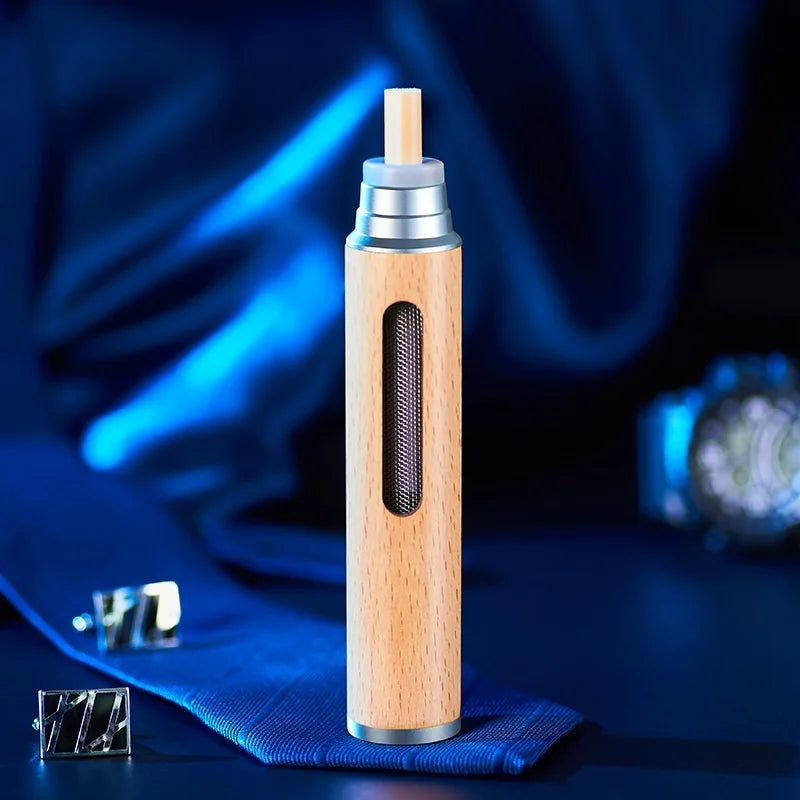 Mini Handheld Car Smoke Ashtray Plastics Non-Dropping Ash Cigarette Cover Portable Smokeless Vehicle Interior Ashtray Cigar Tool Zpaxo Silver