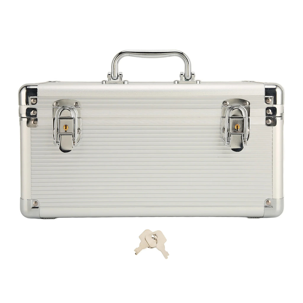 Hard Drive Case Storage Box 14 Bays Double Lock Design