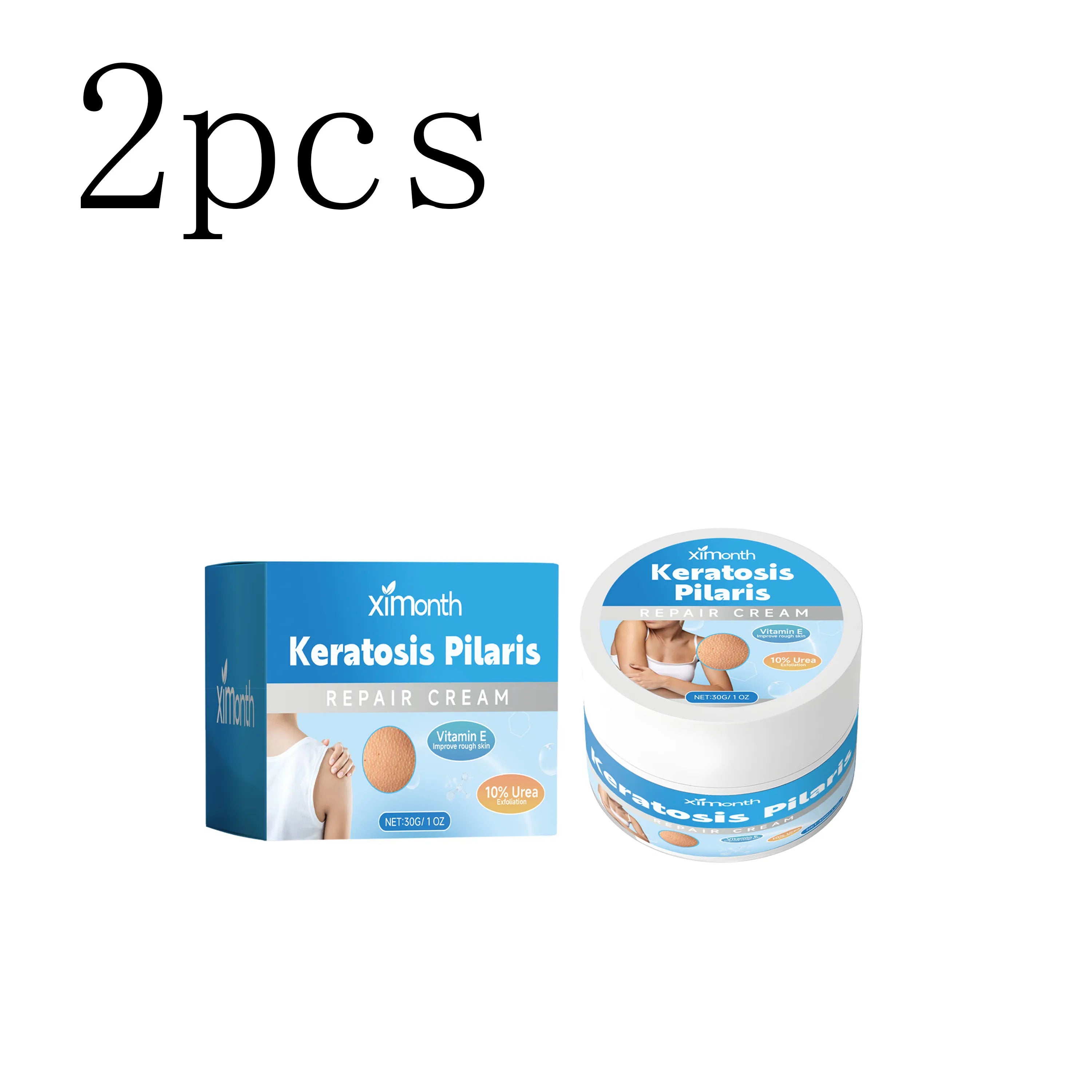 Chicken Skin Repair Cream Curing Body Keratosis Pilaris Remove Acne Sp-ot Rough Bumpy Pore Moisturizing Smooth Whi-tening Lotion Zpaxo 2boxed