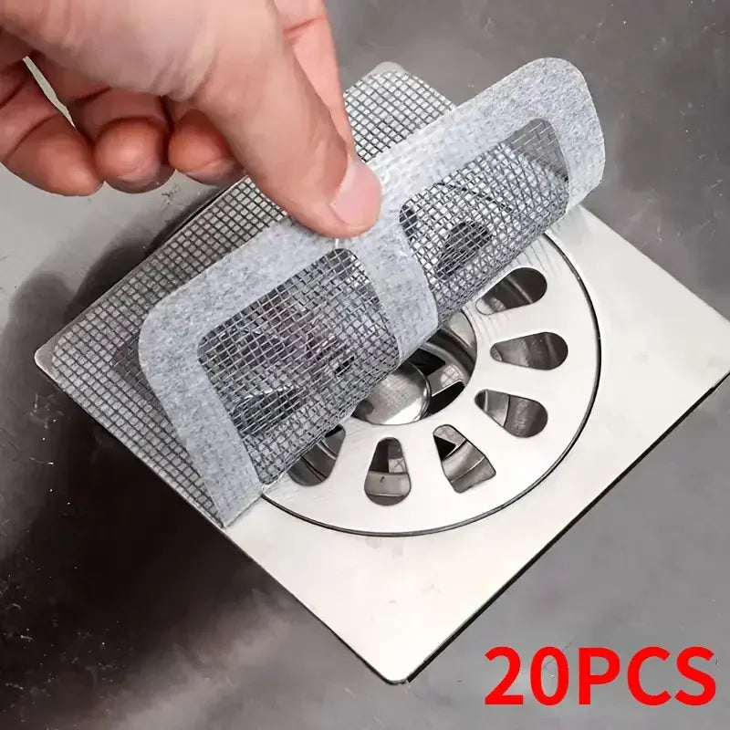 Disposable Shower Drain Hair Catcher Mesh Covers Floor Sink Strainer Zpaxo 20pcs