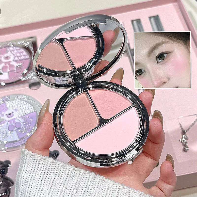 Beginner's Makeup Suit Lip Gloss Eyebrow Pencil Eye Black Dye Powder