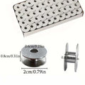 10/20pcs Aluminum Bobbins for Sewing Machines, Stainless Steel Thread Spools, Industrial Flat Car, Sewing Machine Thread Core Zpaxo 10pcs