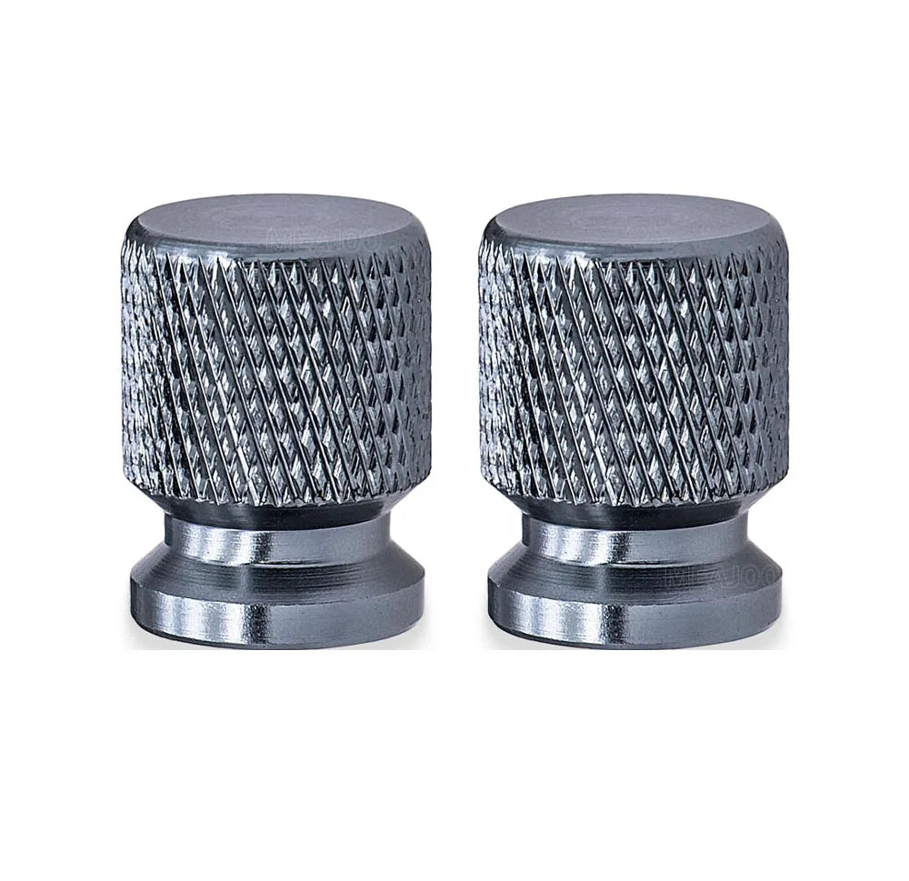 Anodized Aluminum Tire Valve Stem Caps – Universal Car & Bike
