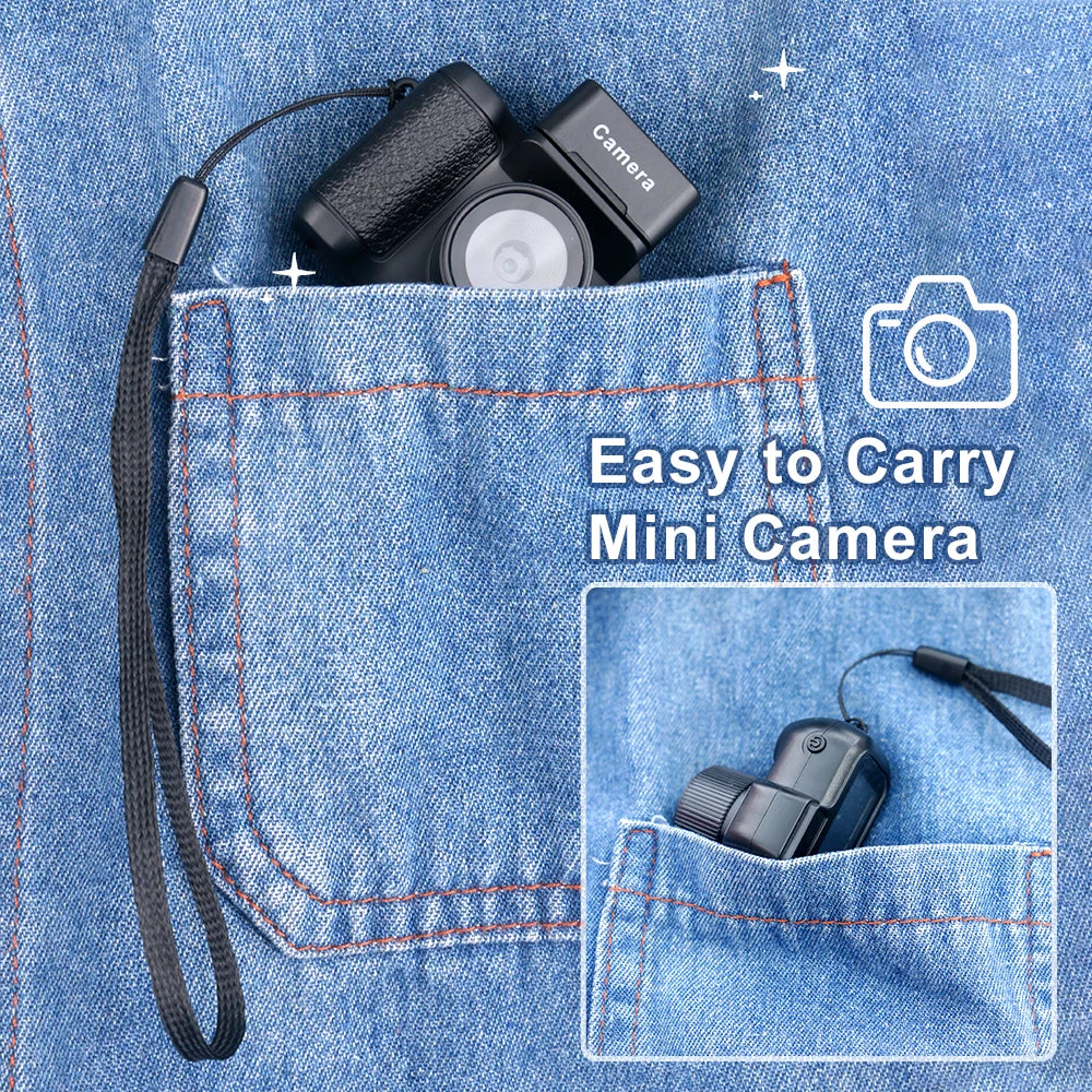 Y4000 Monoreflexes Style Mini Camera With Flash Lamp And Battery Dock Portable Video Recorder DV 1080P With LCD Screen Y3000 Zpaxo