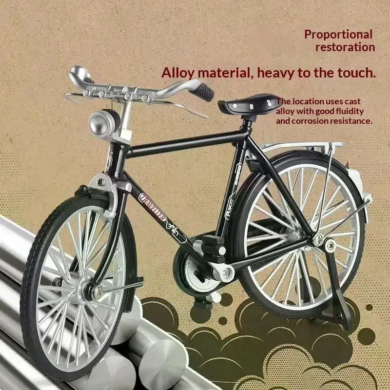 New Handmade Diy Bicycle Model With A 28-Inch Frame A Retro 90s-Style Assembly Toy Semi-Alloy Zpaxo