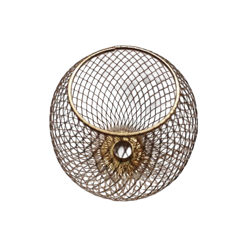 Iron Wire lampshade woven decorative chandelier lampshade retro style for restaurants and living rooms indoor lighting Zpaxo Beige