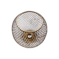 Iron Wire lampshade woven decorative chandelier lampshade retro style for restaurants and living rooms indoor lighting Zpaxo Beige