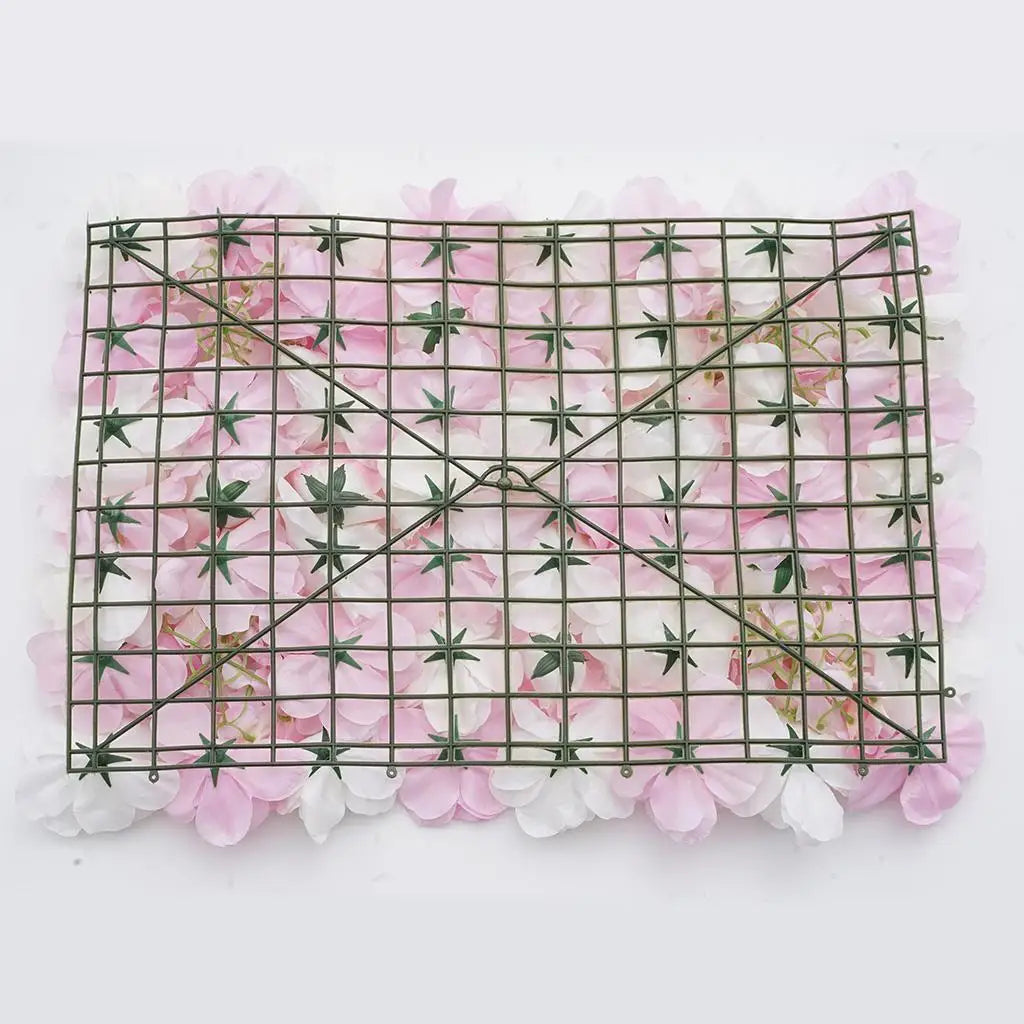 Silk Artificial Flower Panel Wall Hanging Wedding Decor 40x60cm Zpaxo