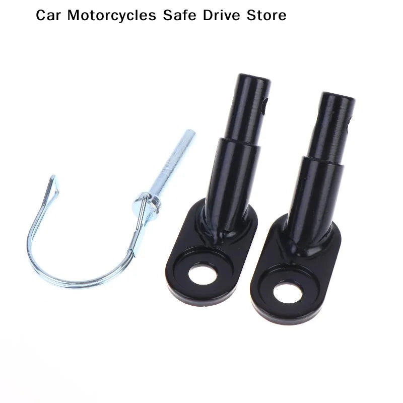 Bicycle Rear Racks Steel Trailer Hitch Mount Adapter Replacement Axle