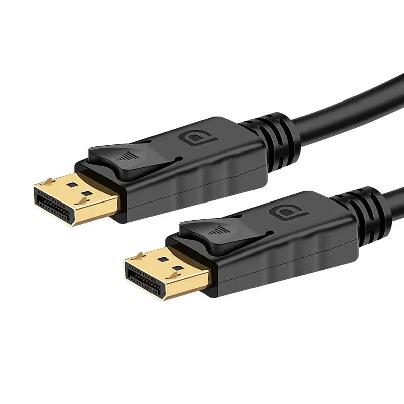 DP Cable Displayport Video Audio Cable Display Port Adapter For Phone TV Box Laptop Video Game DP Cable Display Port Zpaxo black 1.8m