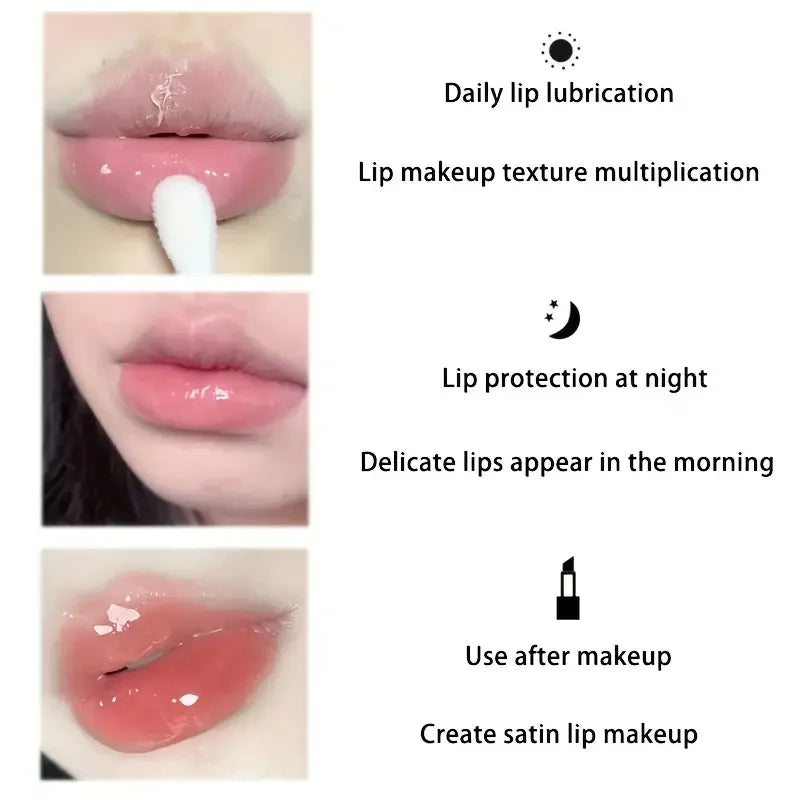 Moisturizing Lip Balm Lasting Base Primer Makeup Natural Lip Base Crack Lip Care Jelly Moisturizer Daily Care Lip Balm Cosmetics Zpaxo