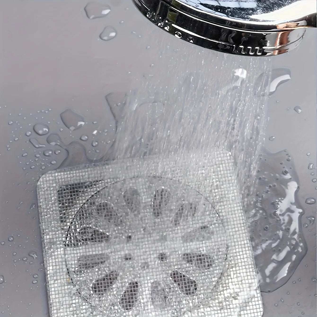 Disposable Hair Drain Catcher Mesh Anti-blocking Filter Floor Drains Sticker Shower Cover Kitchen Bathroom Sink Strainer Stopper Zpaxo