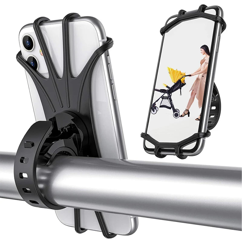 360° Rotating Bike Phone Mount – Universal Handlebar Holder Bike Phone Mount Zpaxo