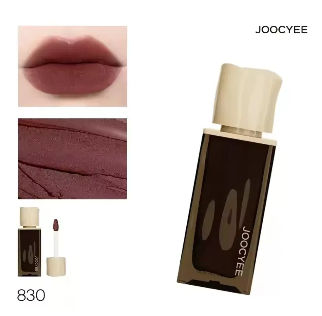 JOOCYEE LIPSTICK Muddy Gloss Nude Lip Matte Waterproof Long-lasting Zpaxo 830