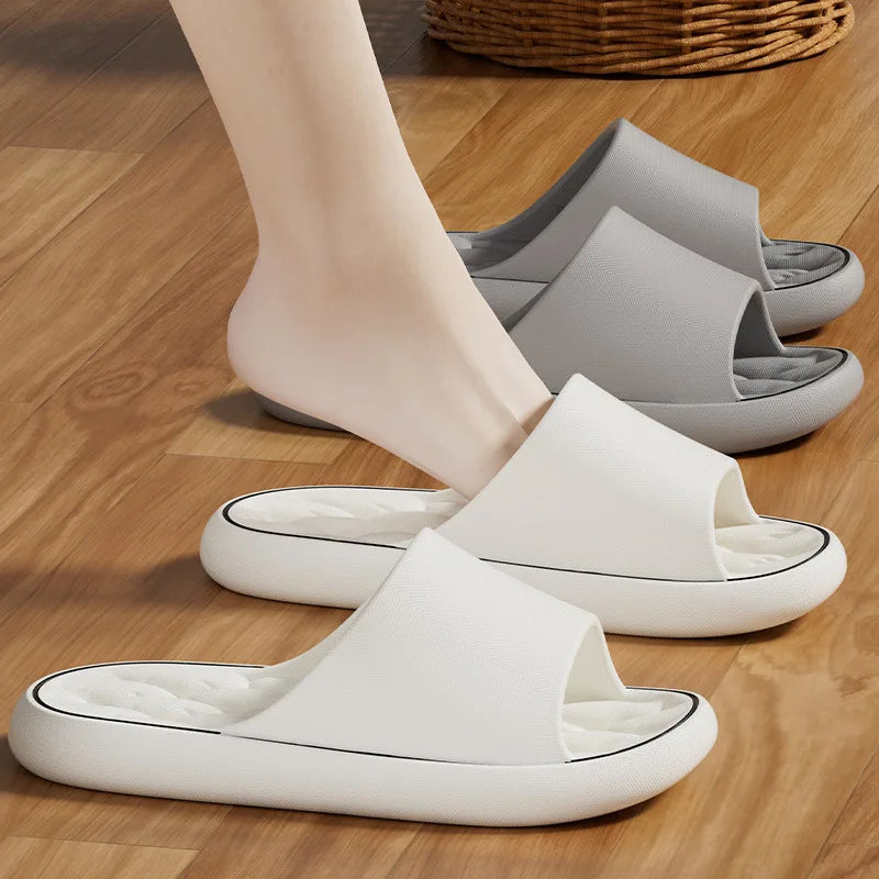 Big Men's Slippers Summer Ligtweight Indoor Home Bathroom Sandals