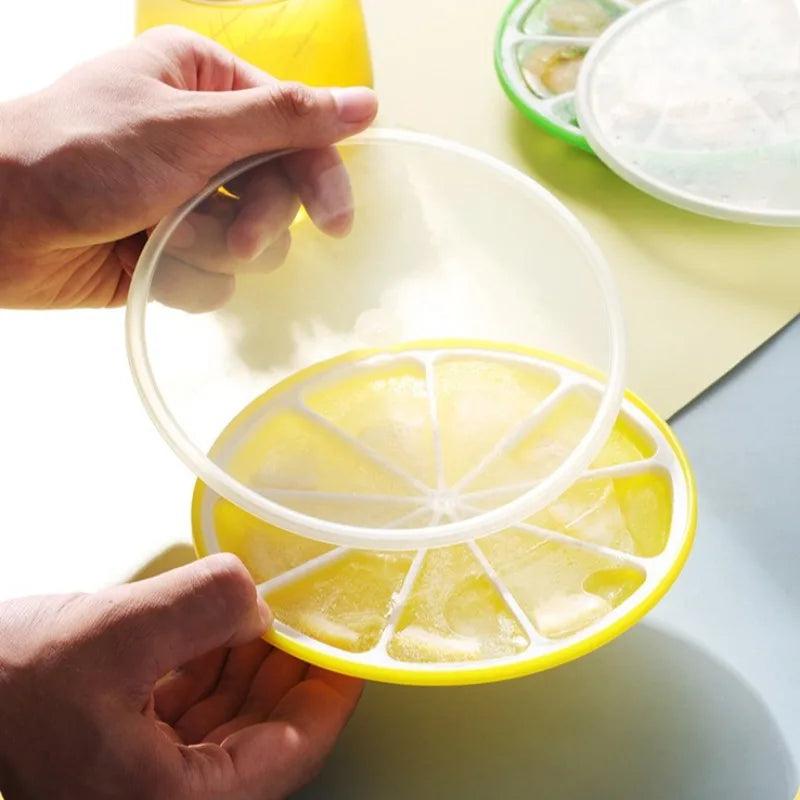 Lemon Shape Silicone Ice Mold Food Grade Easy Release Cocktails