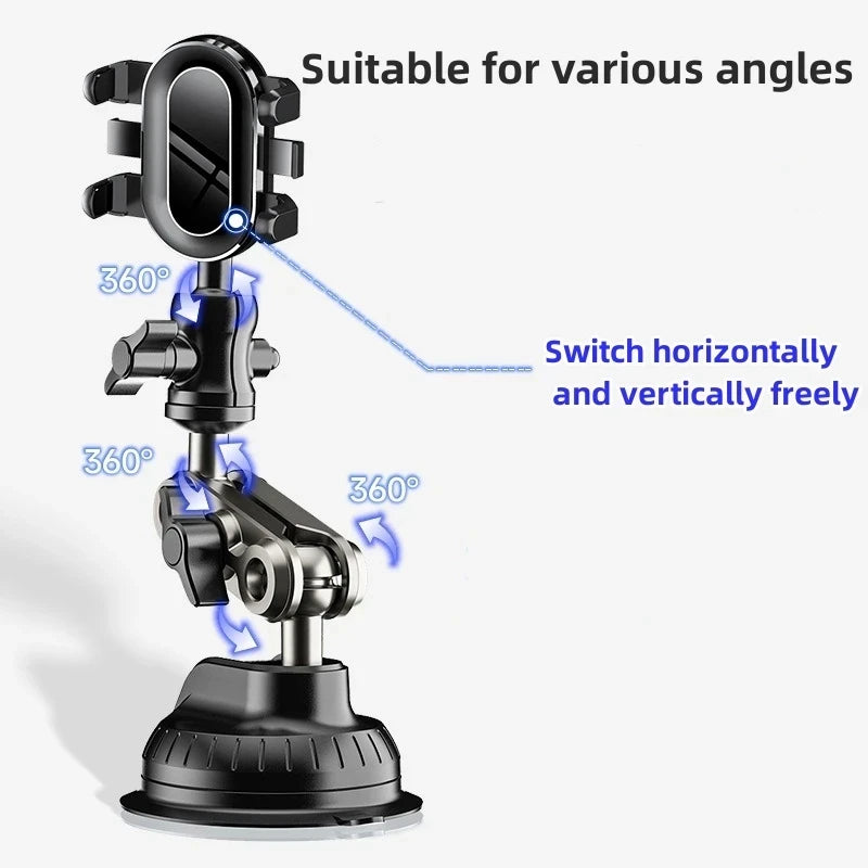 Car Phone Mount Video Recording Universal Magic Arm Suction Holder