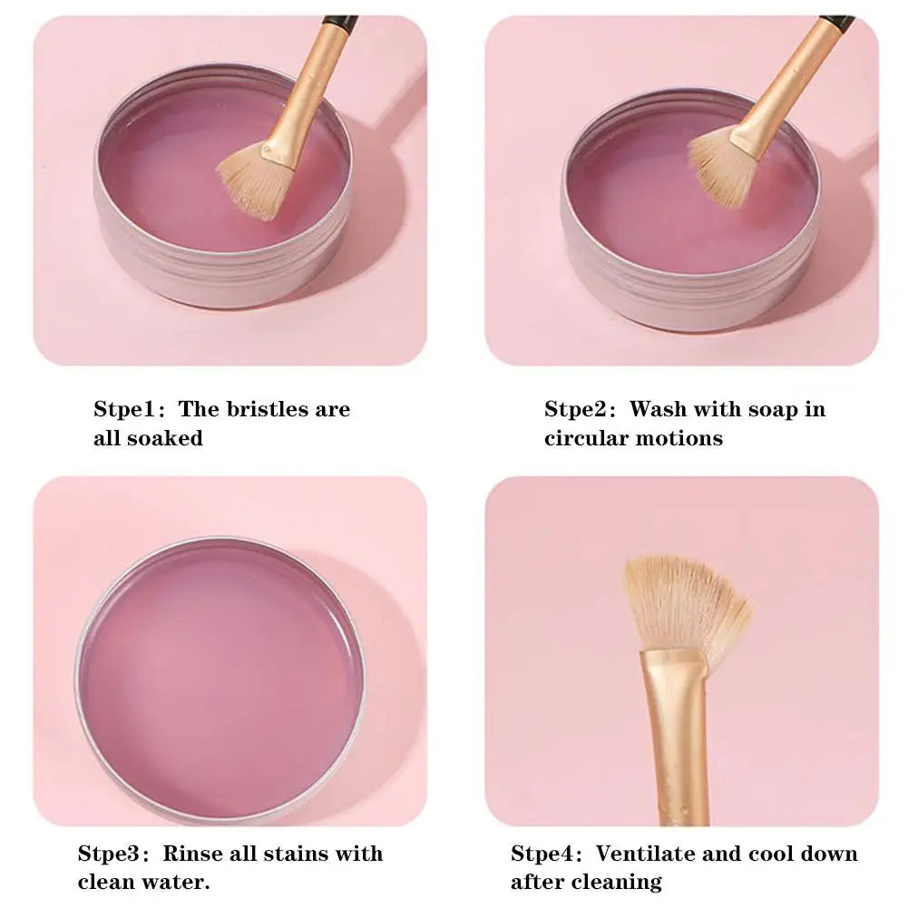 Eelhoe Natural Makeup Brush Cleaner Soap | Portable Travel Size Makeup Brush Cleaner Zpaxo