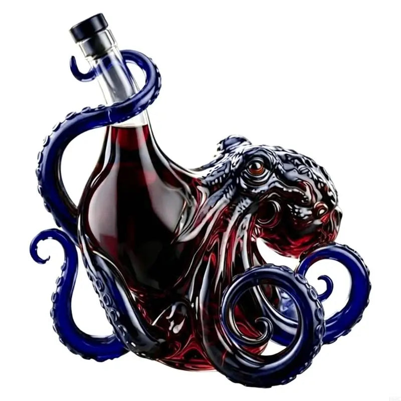 Beautifully Octopuses Glass Jar Display Cosmetics Storage