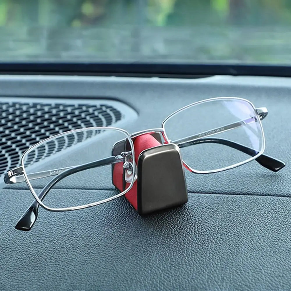Zinc Alloy&leather Car Glasses Holder Universal Portable In-car Zpaxo