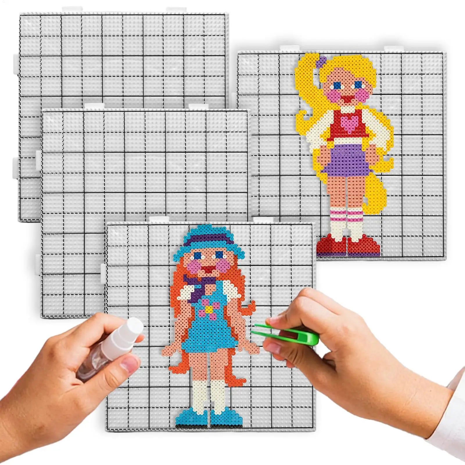 Fuse Beads Pegboards Square Heat Resistant Reusable Melting Mat