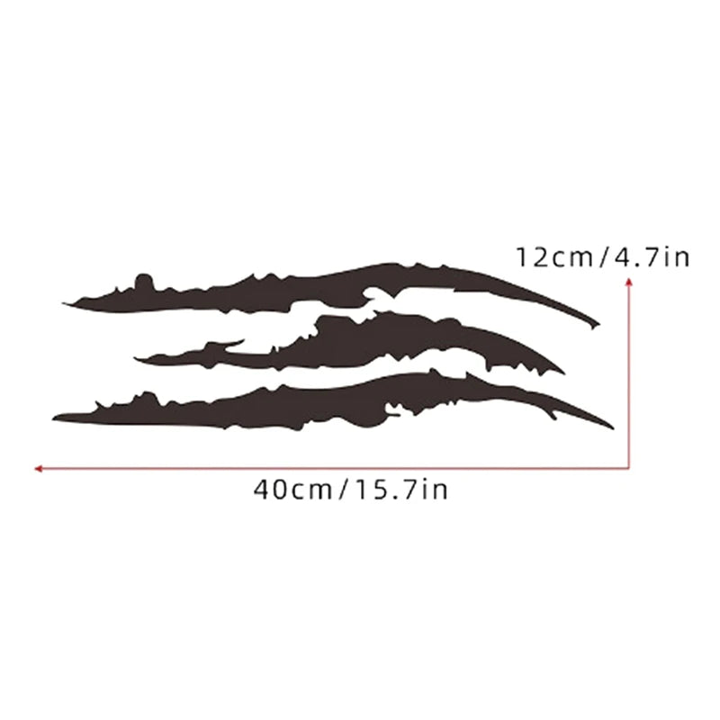 Car Styling Headlights Personalized Stickers Monster Claw Scratch