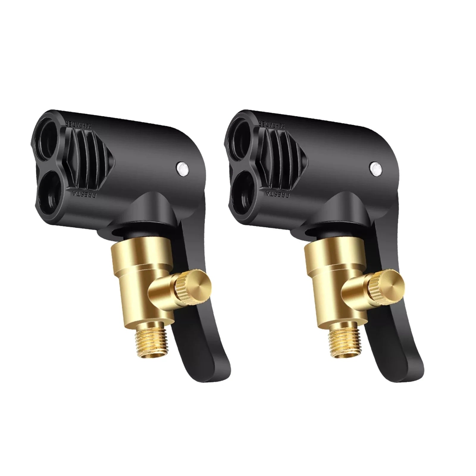 2-in-1 Deflateable Air Chuck Portable Tire Pump Nozzle Hose Inflator
