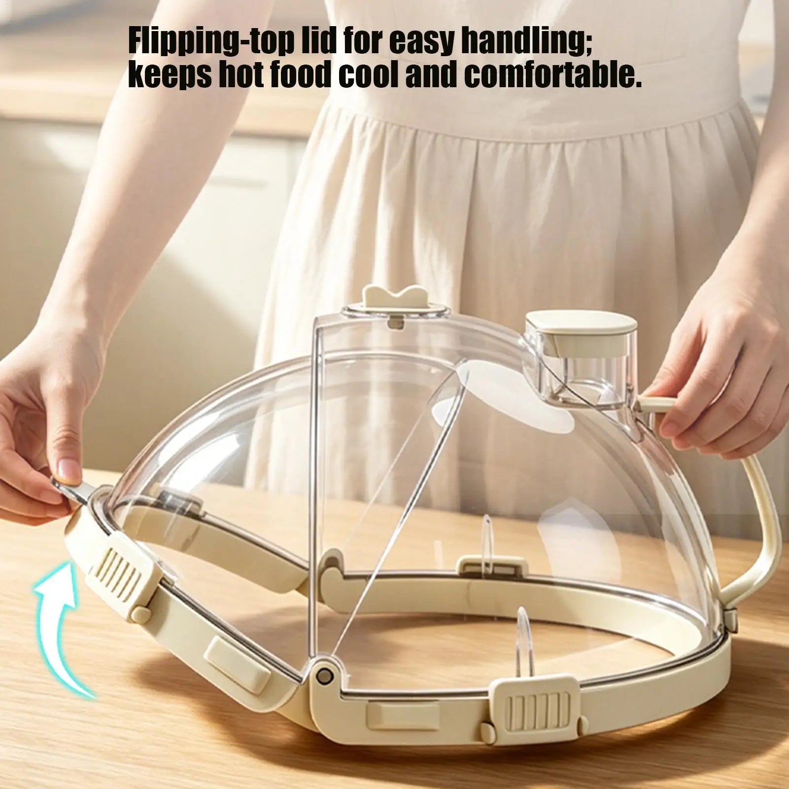 Microwave Cover Food Clear Heat Resistant Anti-splash Guard Oven