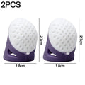Silicone Thimbles Finger Tips Protector Anti-Slip Finger Covers Hand Cross-stitch Sewing DIY Tools Household Sewing Accessories Zpaxo 2PCS-Purple