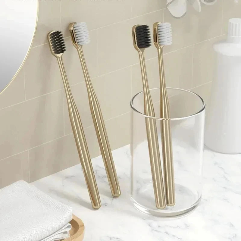 Luxury Soft Bristle Manual Toothbrush – 1-4 Pack Family Set