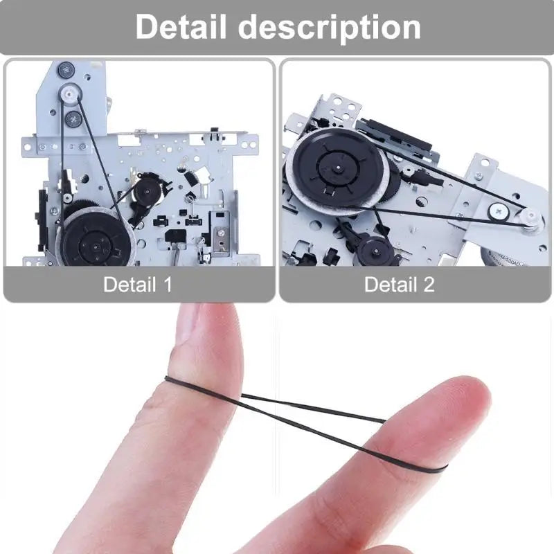652F Rubber Belt 0 7 Assorted Drive Belts 40- Auditory Equipment Zpaxo
