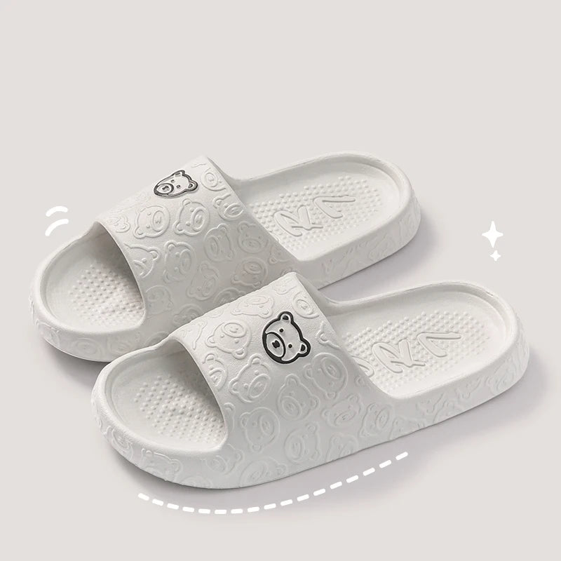 Women Summer EVA Slippers Indoor Home Bath Non Slip Soft Wide Comfort