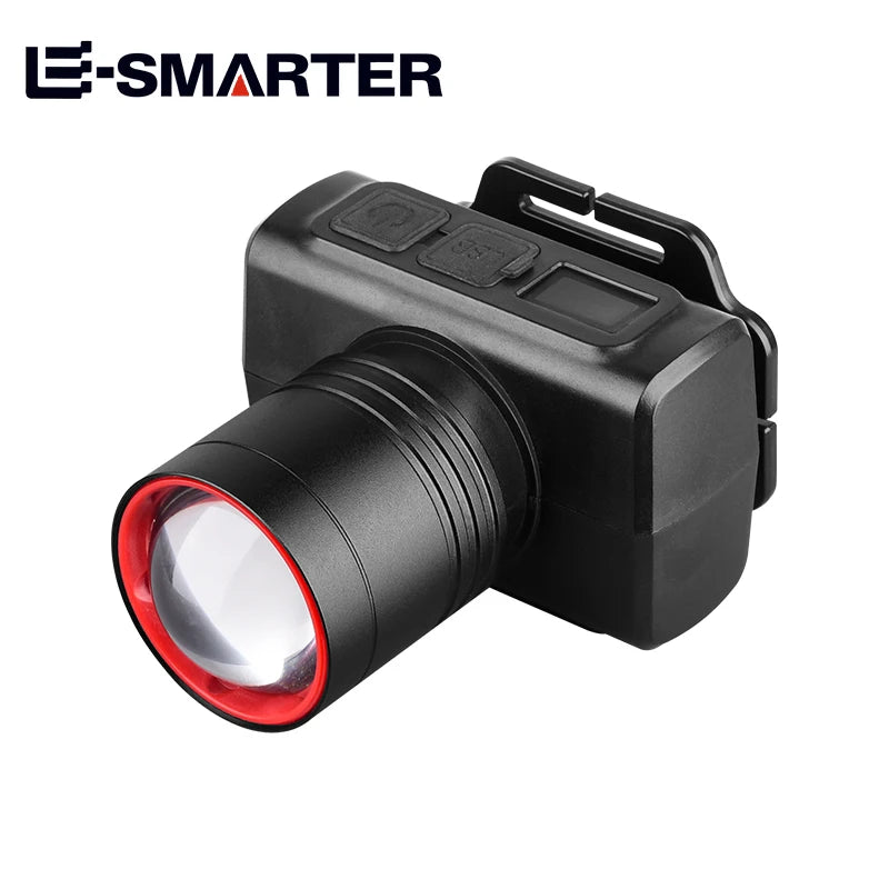 ESMARTER LED Headlamp Digital Zoom – Camping & Hiking Light