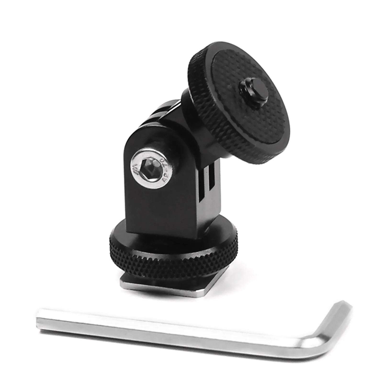 Gopro 12 11 10 Aluminum Alloy 360 Rotatable Cold Shoe 1 4 Screw Base