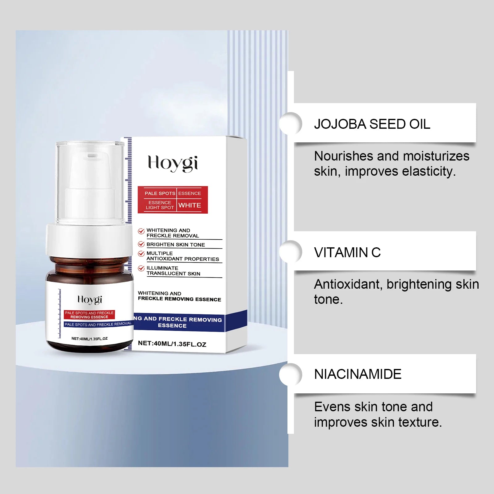 Hoygi Vitamin C Walnut Antioxidant Cream Brightening Tone Evening Dark Spot Correcting Hydrating Lightweight Fast Absorbing Skin Zpaxo