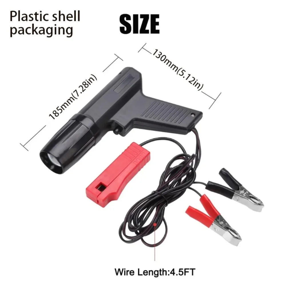 Professional Grade Engine Timing Light Tool Precision Visual Zpaxo Plastic shell
