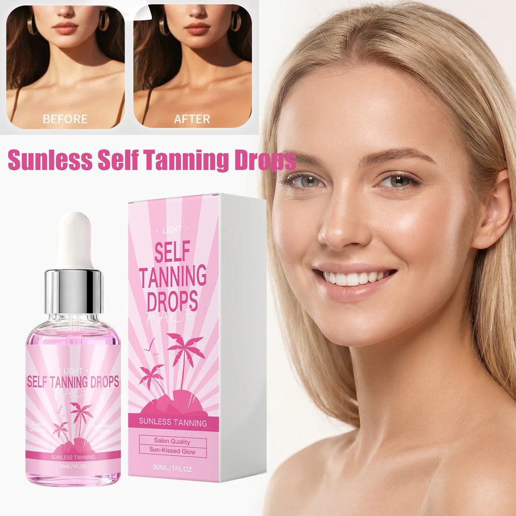Hoygi Self Tanning Drops – Streak-Free Sunless Bronzing Serum Self Tanning Serum Zpaxo