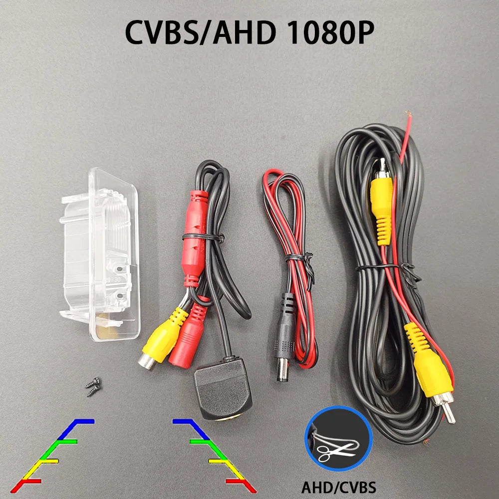 170 Degree AHD 1080P CVBS Reverse Backup Rear View Camera Toyota