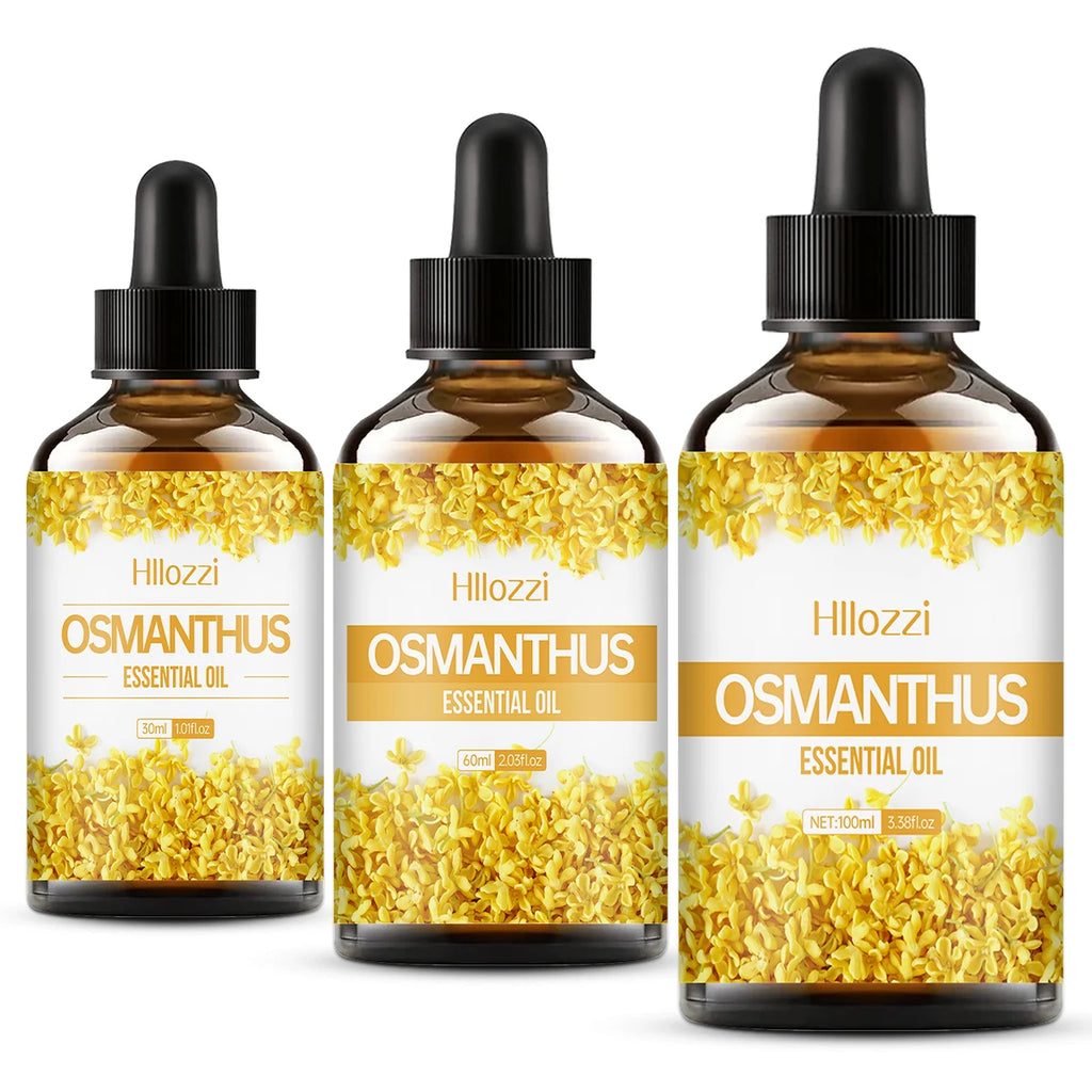 100ml/60ml/30ml Osmanthus essential oil Plant essential oil Pure essential oil Humidifier Aromatherapy Soap DIY Production Zpaxo