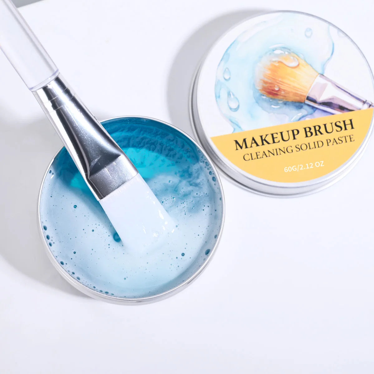 Solid Makeup Brush Cleaning Soap – Brush & Sponge Cleaner Brush Cleaning Soap Zpaxo