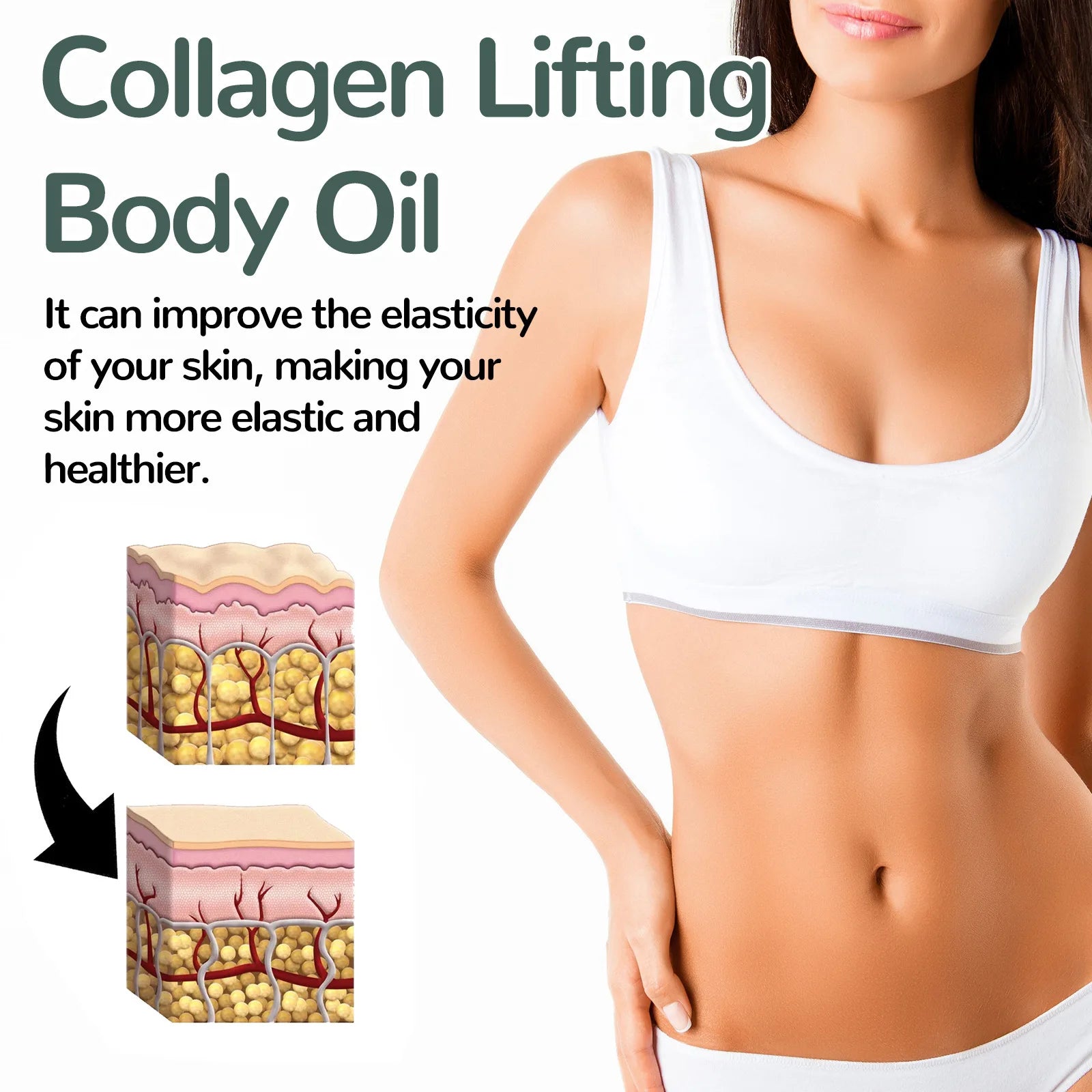 OceAura Collagen Body Oil – Firming, Anti-Aging & Hydrating 100ml Firming Body Oil Zpaxo