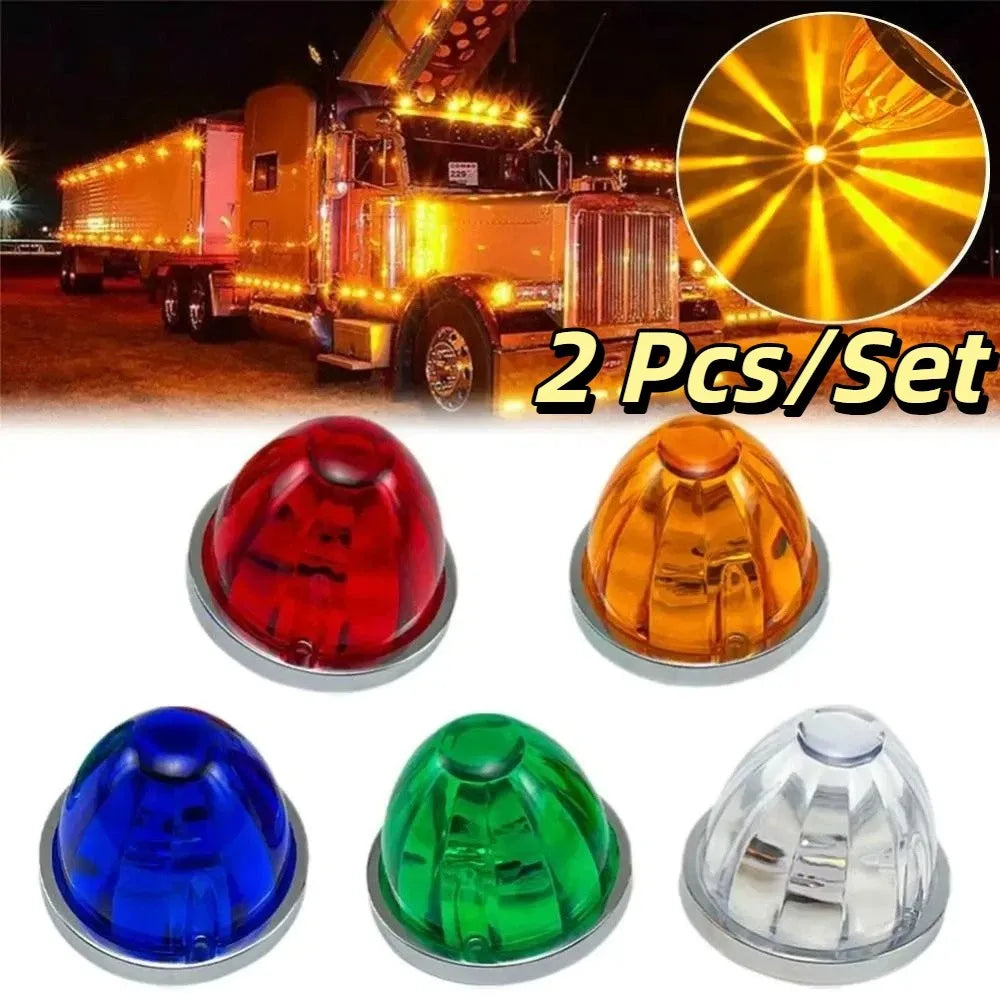 LED Rear Brake Stop Light Waterproof Universal Side Marker Big Zpaxo